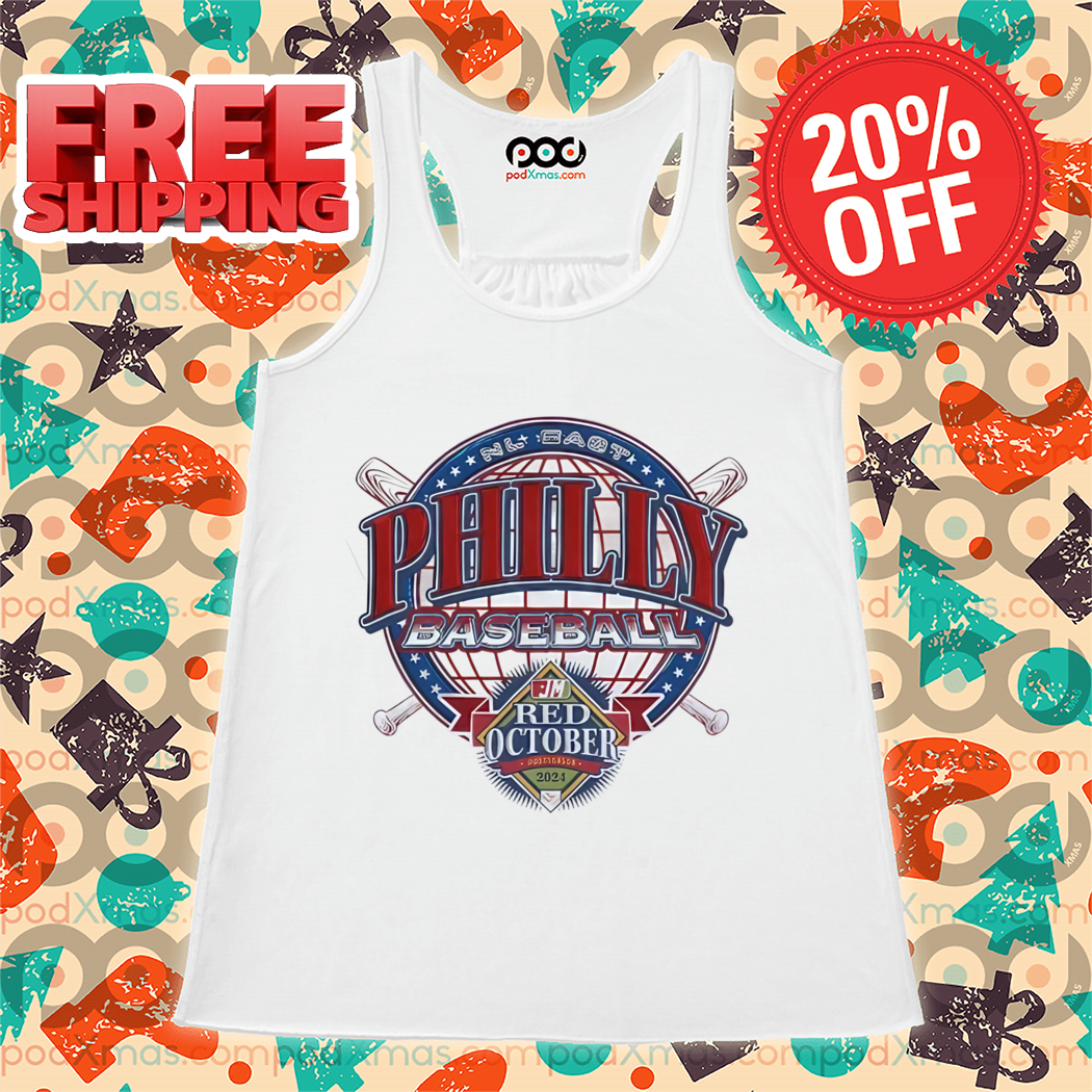 NL East Philadelphia Phillies Baseball Red October 2024 Shirt