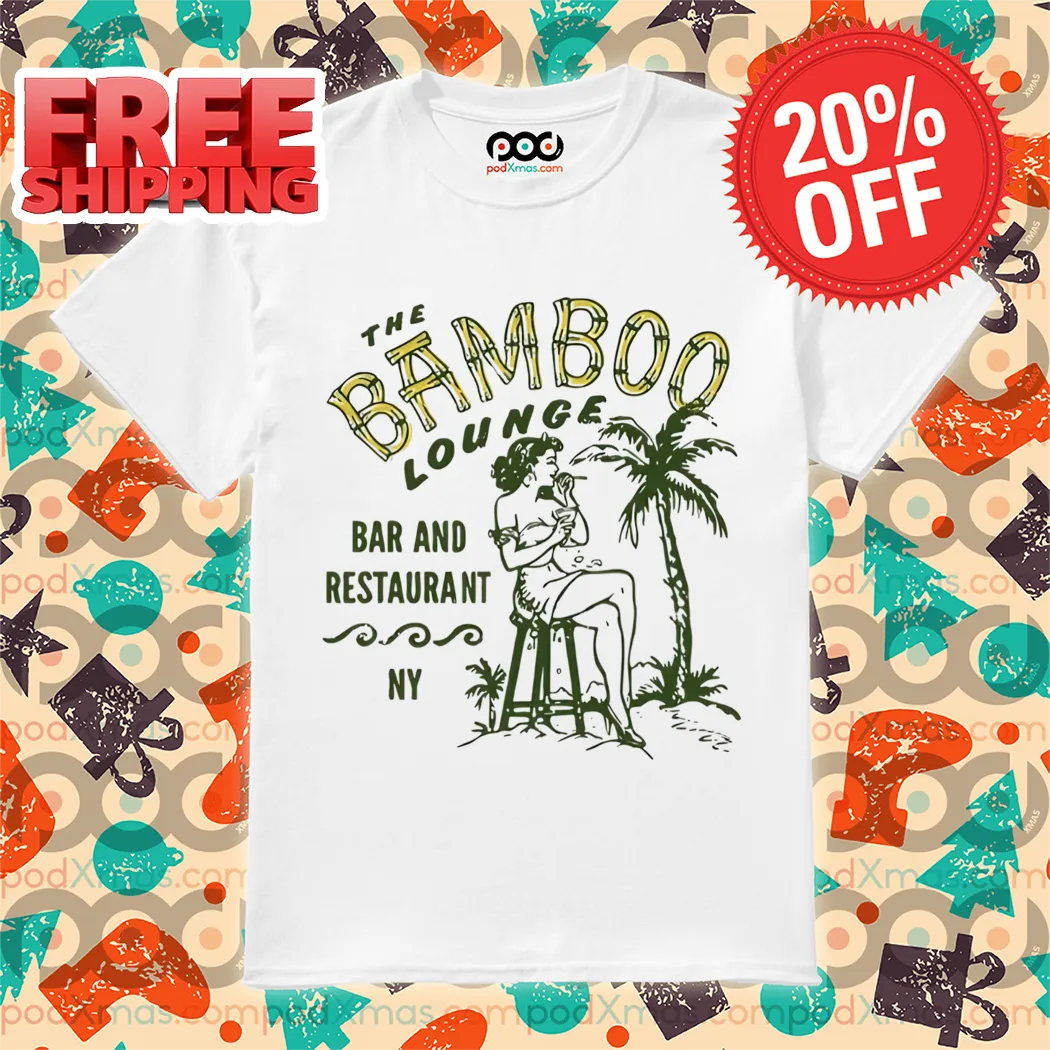 Lady Smoking The Bamboo Lounge Bar And Restaurant Shirt
