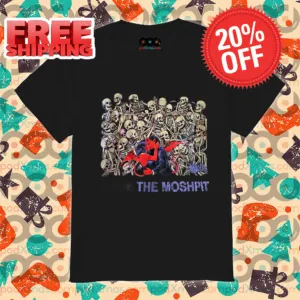 Skeleton What If We Kissed Inside The Moshpit Vintage 2024 Shirt