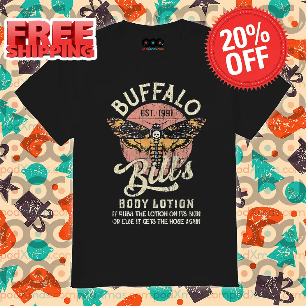 Night Butterfly Buffalo Bills Body Lotion Vintage 2024 Shirt