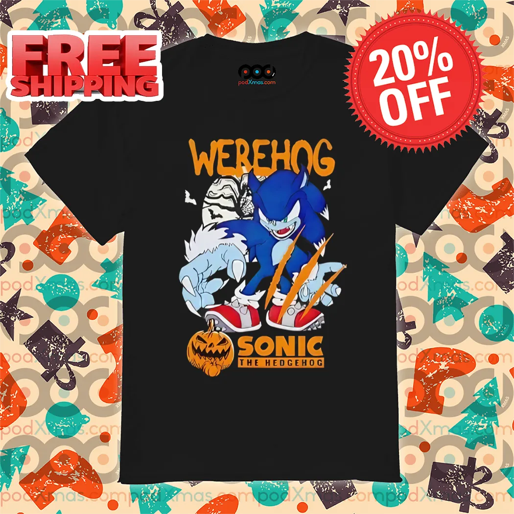 Super Sonic Werehog Sonic The Hedgehog Shirt
