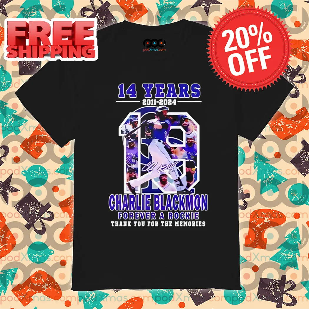 14 Years Charlie Blackmon Forever A Rookie Thank You For The Memories Shirt