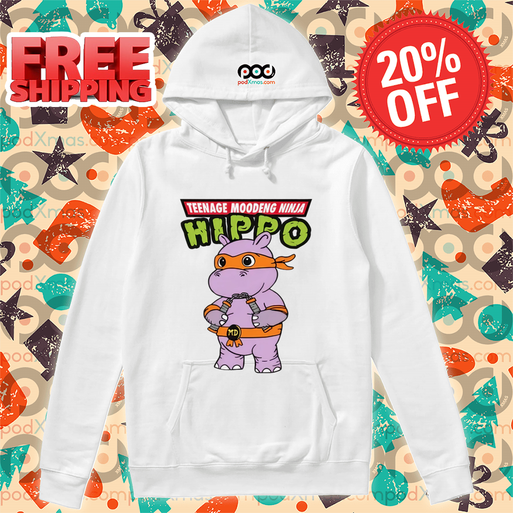 Moo Deng Teenage Moodeng Ninja Hippo Shirt