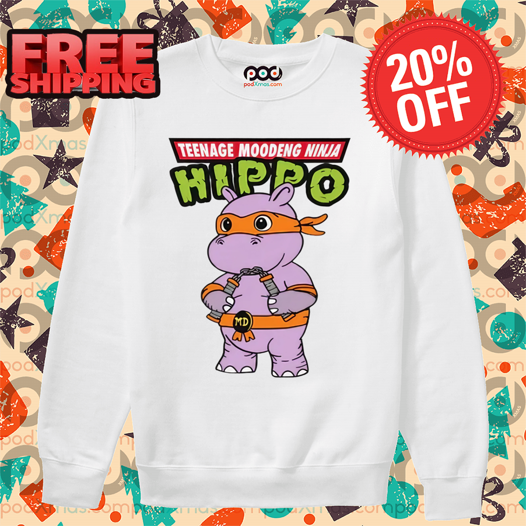 Moo Deng Teenage Moodeng Ninja Hippo Shirt