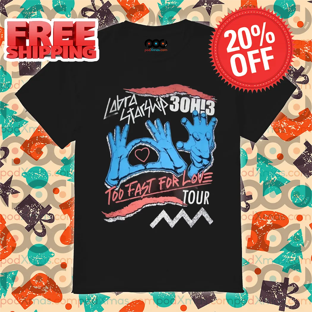 Motley Crue Heart Sign Too Fast For Love Tour 2024 Shirt