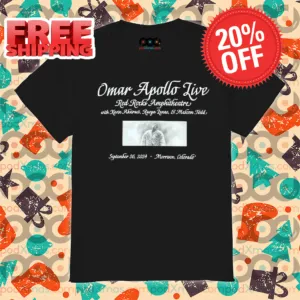 Omar Apollo Live Red Rock Amphitheatre Shirt
