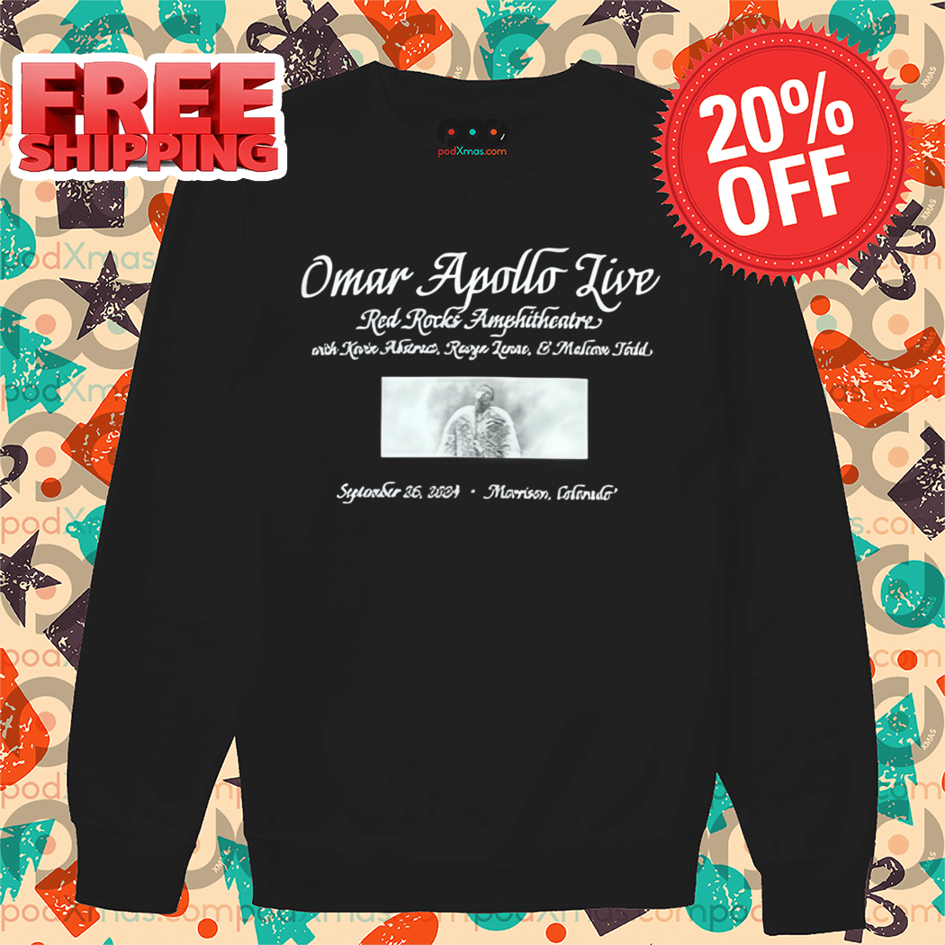 Omar Apollo Live Red Rock Amphitheatre Shirt