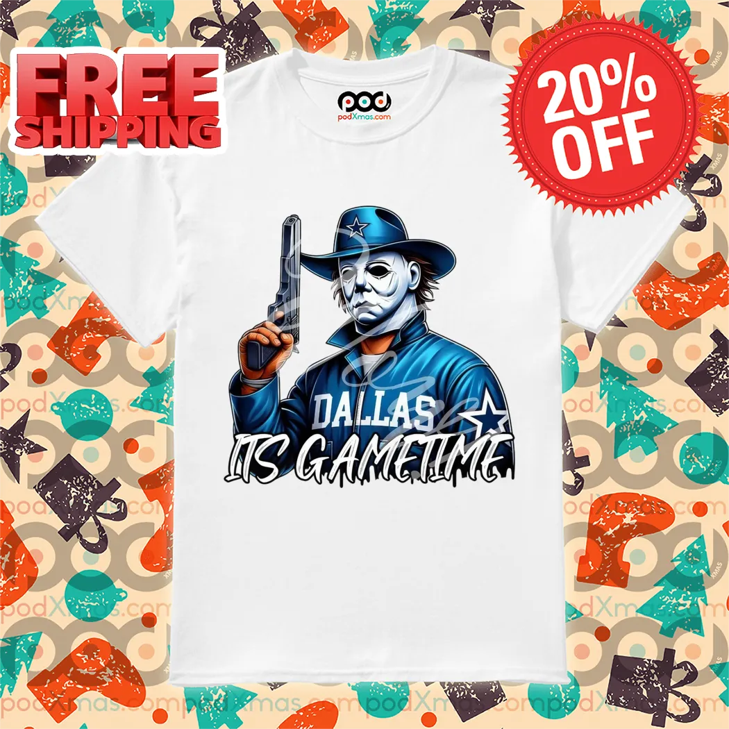 Michael Myers It's Game Time Dallas Cowboys NFL 2024 Halloween Shirt