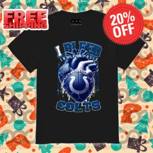 Heart I Bleed Indianapolis Colts NFL 2024 Shirt