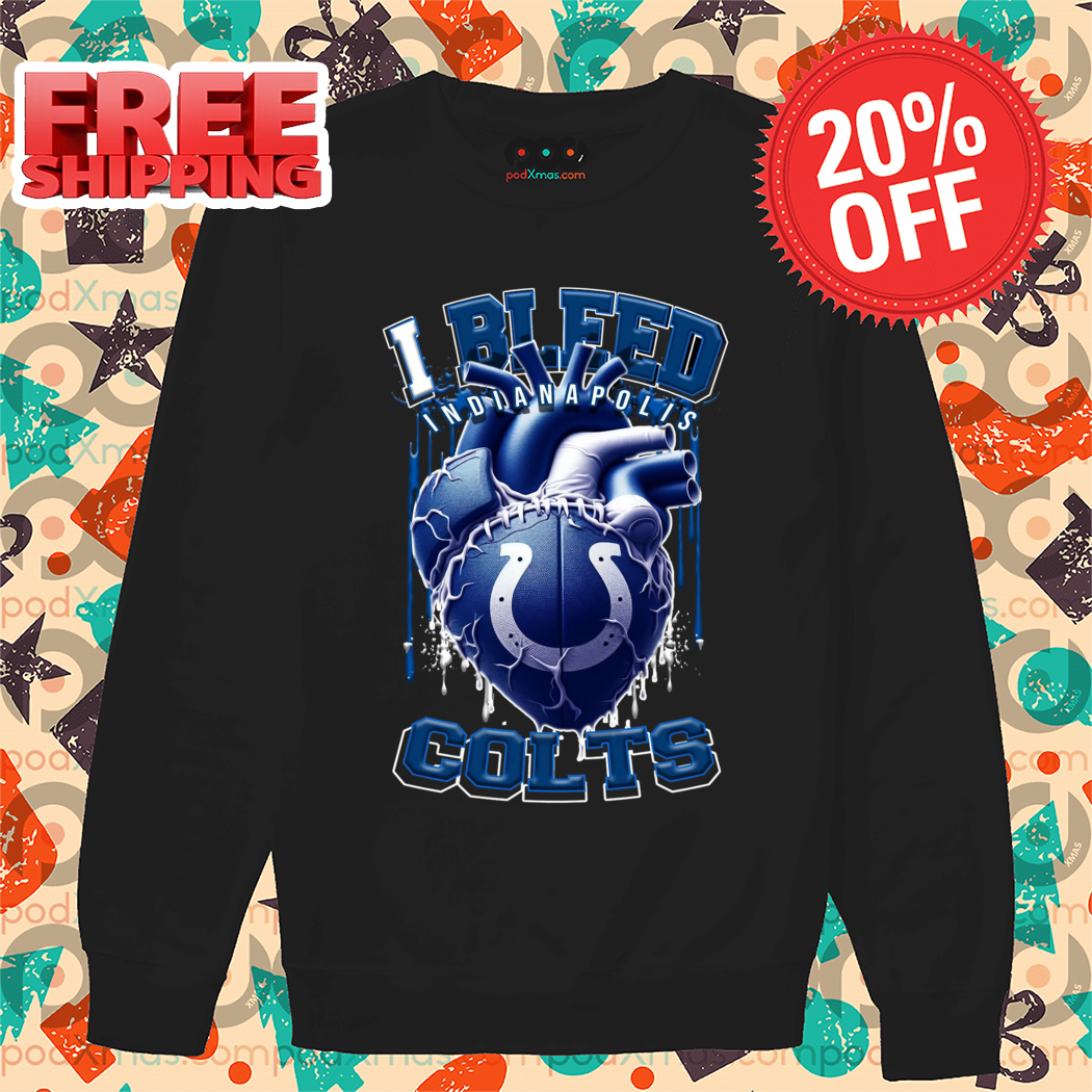 Heart I Bleed Indianapolis Colts NFL 2024 Shirt