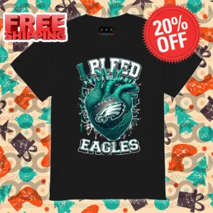 Heart I Bleed Philadelphia Eagles NFL 2024 Shirt