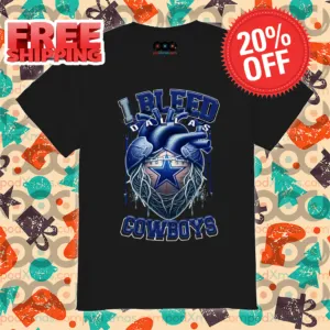 Heart I Bleed Dallas Cowboys NFL 2024 Shirt