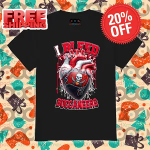 Heart I Bleed Tampa Bay Buccaneers 2024 Shirt