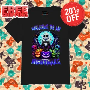 Jack Skellington Welcome To My Nightmare Halloween 2024 Shirt