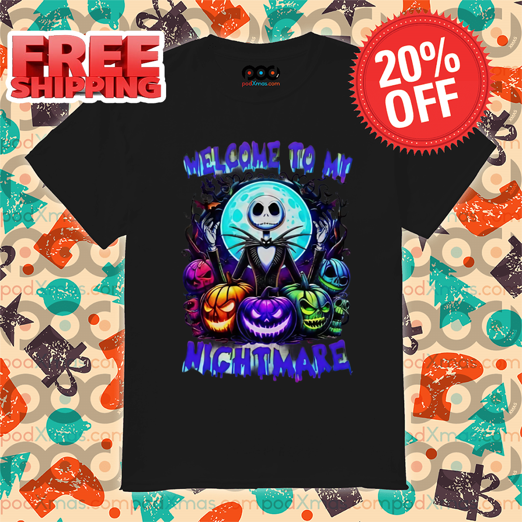 Jack Skellington Welcome To My Nightmare Halloween 2024 Shirt