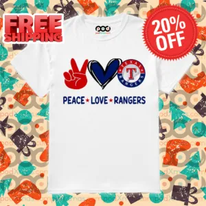 Peace Love Texas Rangers NFL 2024 Shirt