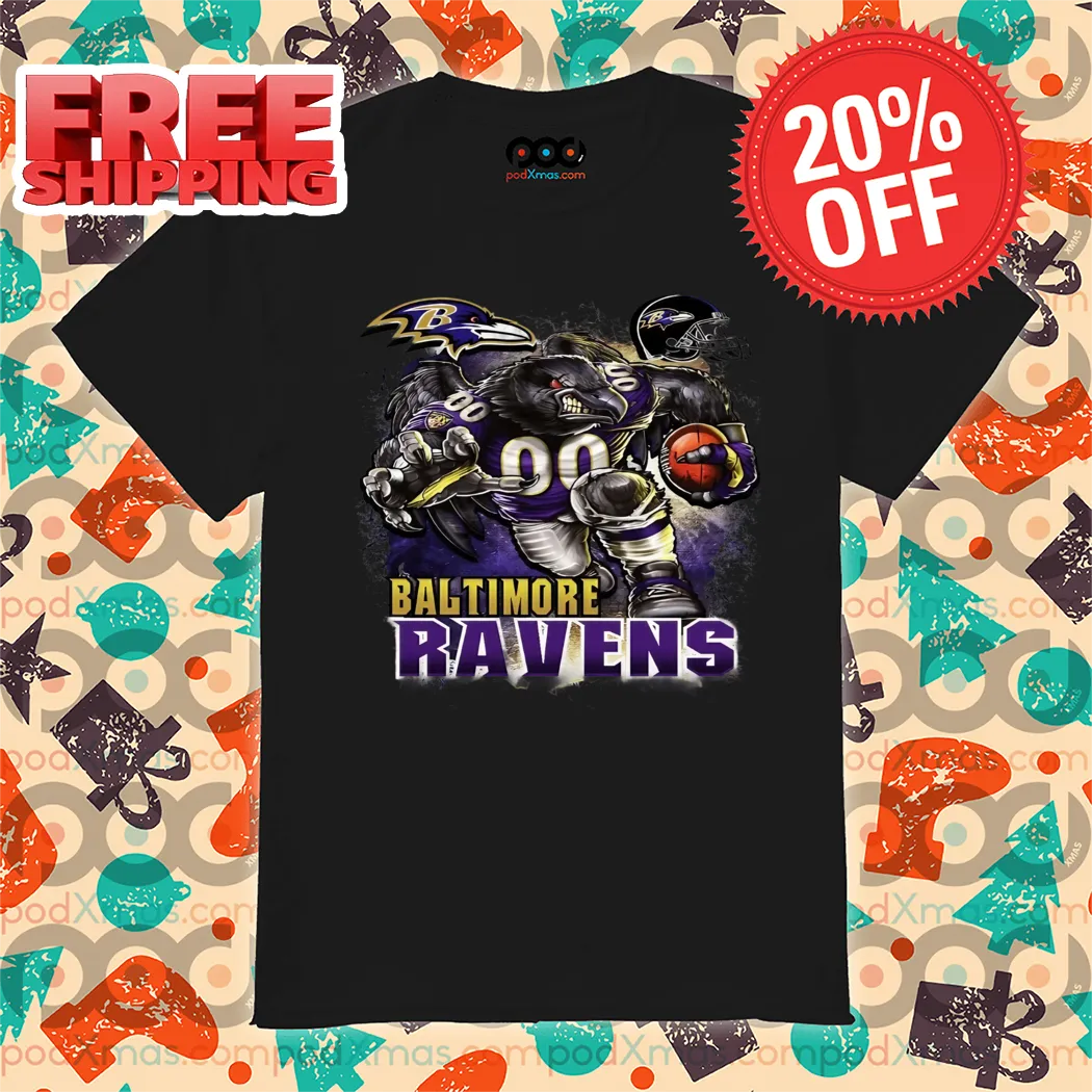 Mascot I Love Baltimore Ravens 2024 Shirt