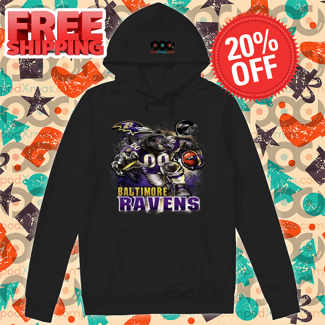 Mascot I Love Baltimore Ravens 2024 Shirt