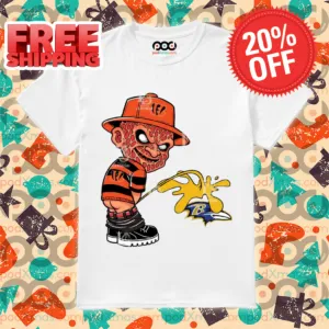 Freddy Krueger Cincinnati Bengals Piss On Baltimore Ravens Halloween 2024 NFL Shirt