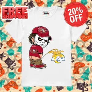 Michael Myers San Francisco 49ers Piss On Los Angeles Rams Halloween 2024 Shirt