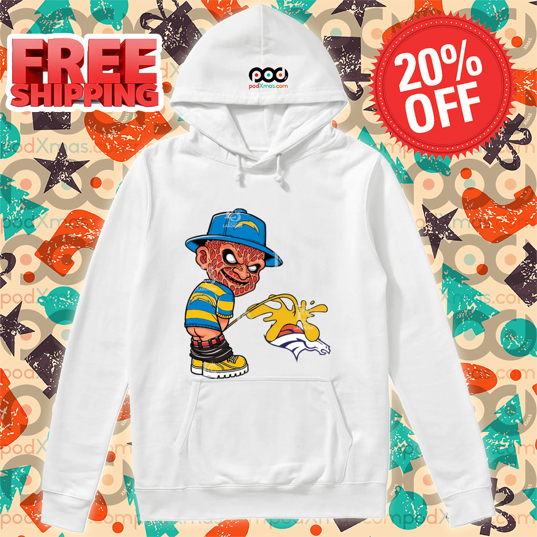 Freddy Krueger Los Angeles Chargers Piss On Denver Broncos Halloween 2024 NFL Shirt Freddy Krueger Los Angeles Chargers Piss On Denver Broncos Halloween 2024 NFL Shirt