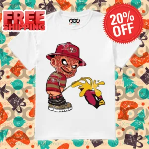 Freddy Krueger San Francisco 49ers Piss On Arizona Cardinals Halloween 2024 NFL Shirt