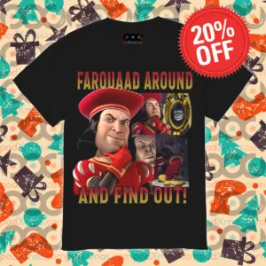Lord Farquaad Shrek Farquaad Around And Find Out Retro 2024 Shirt