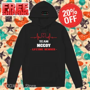 Custom Heartbeat Team Mccoy Lifetime Member Shirt