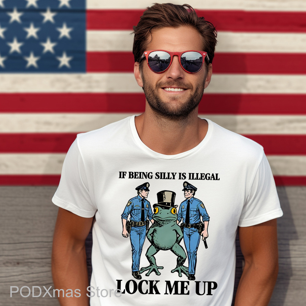 Frog Magician Cops If Being Silly Is Illegal Lock Me Up Shirt Frog Magician Cops If Being Silly Is Illegal Lock Me Up Shirt