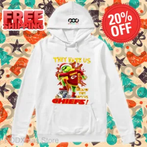 Grinch They Hate Us Because They Ain't Us Chiefs 2024 Shirt