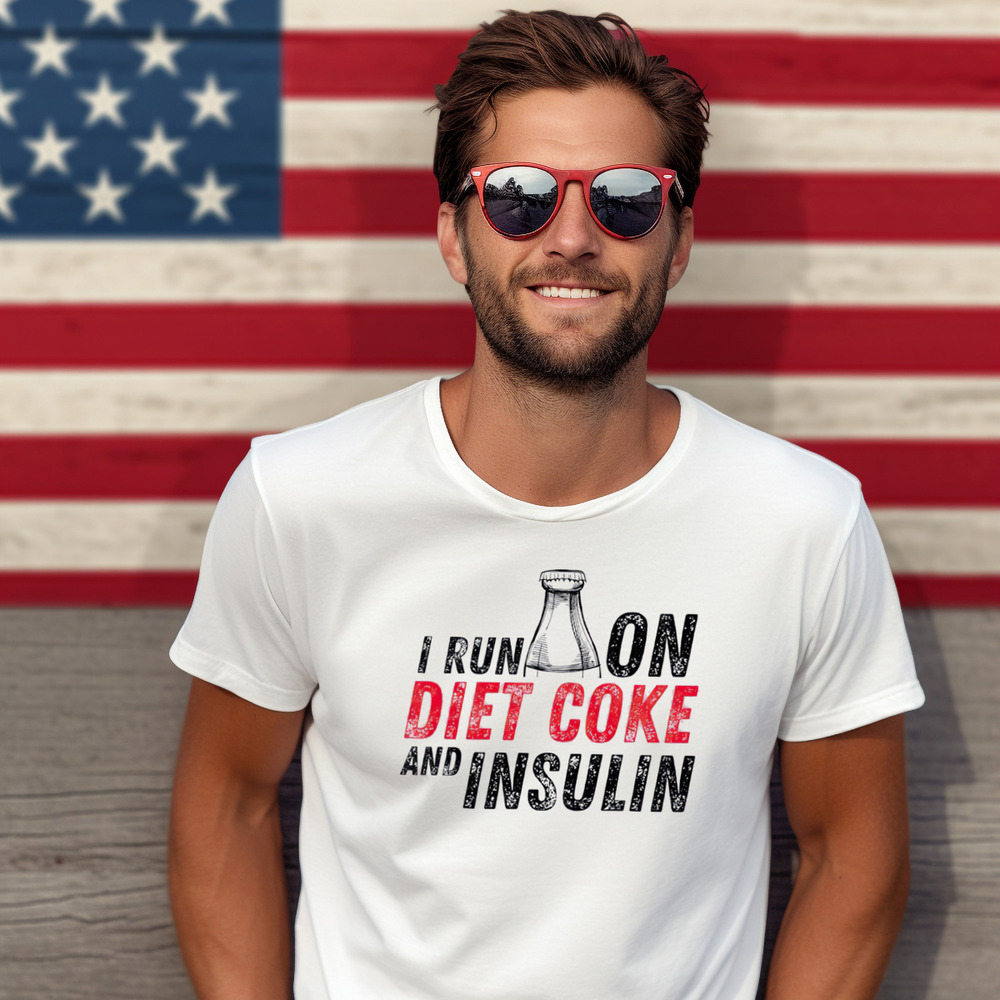 I Run On Diet Coke And Insulin Vintage Shirt I Run On Diet Coke And Insulin Vintage Shirt