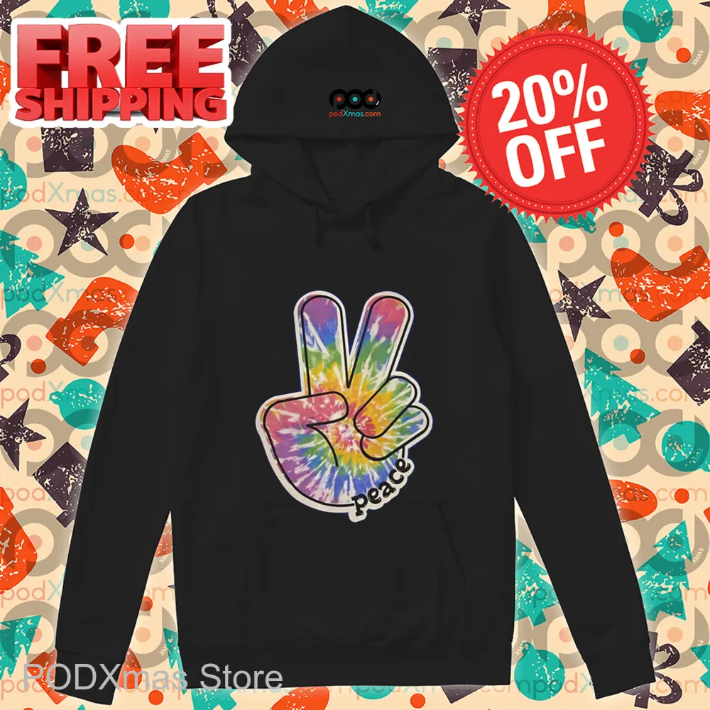 Peace Hand Sign Colorful 2024 Shirt
