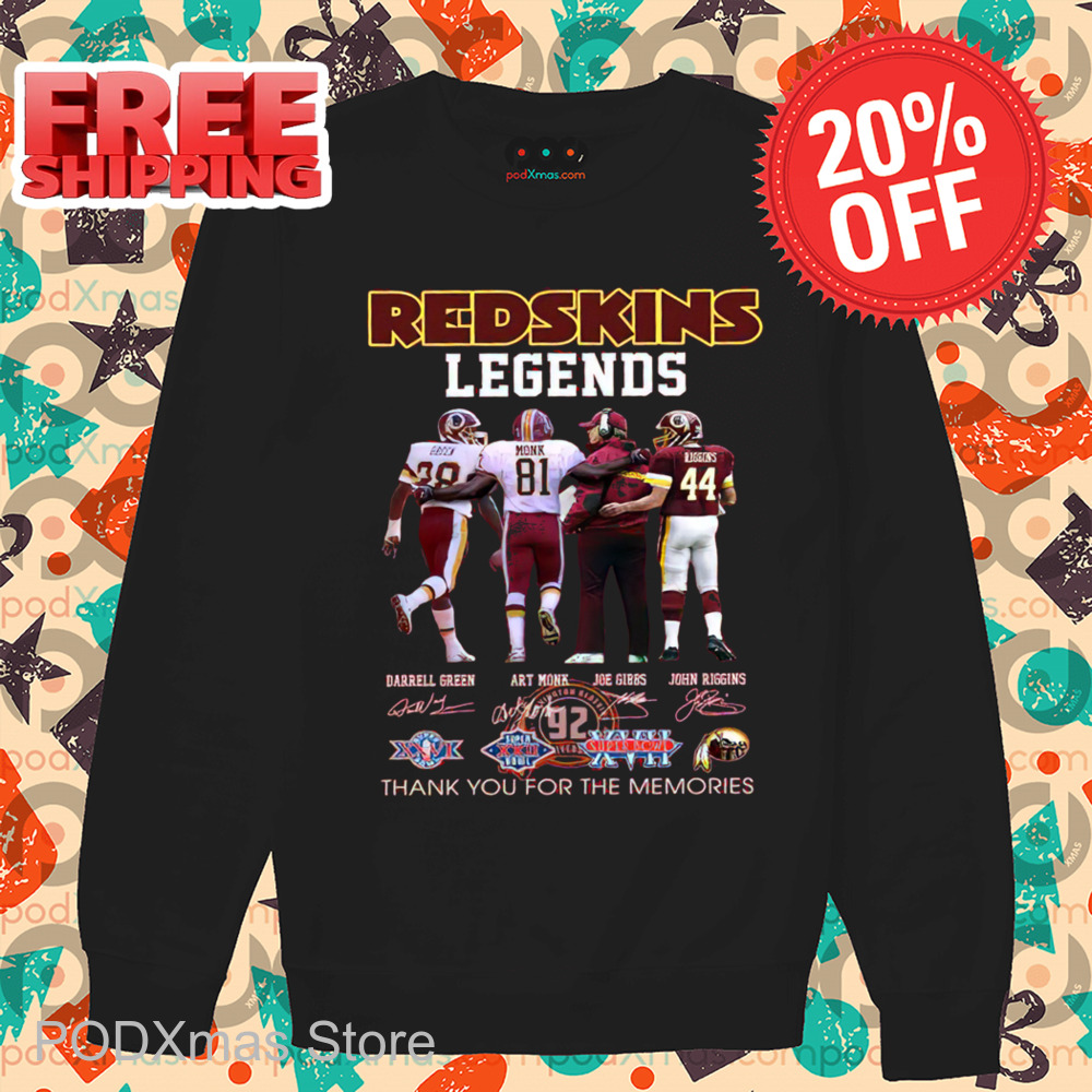Redskins Legends Thank You For The Memories Signature 2024 Shirt Redskins Legends Thank You For The Memories Signature 2024 Shirt