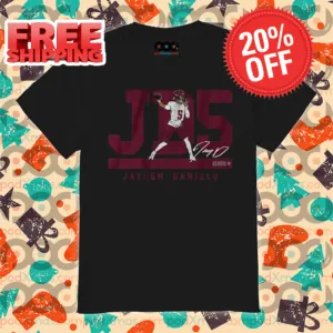 JD5 Jayden Daniels Washington Commanders Signature 2024 Shirt