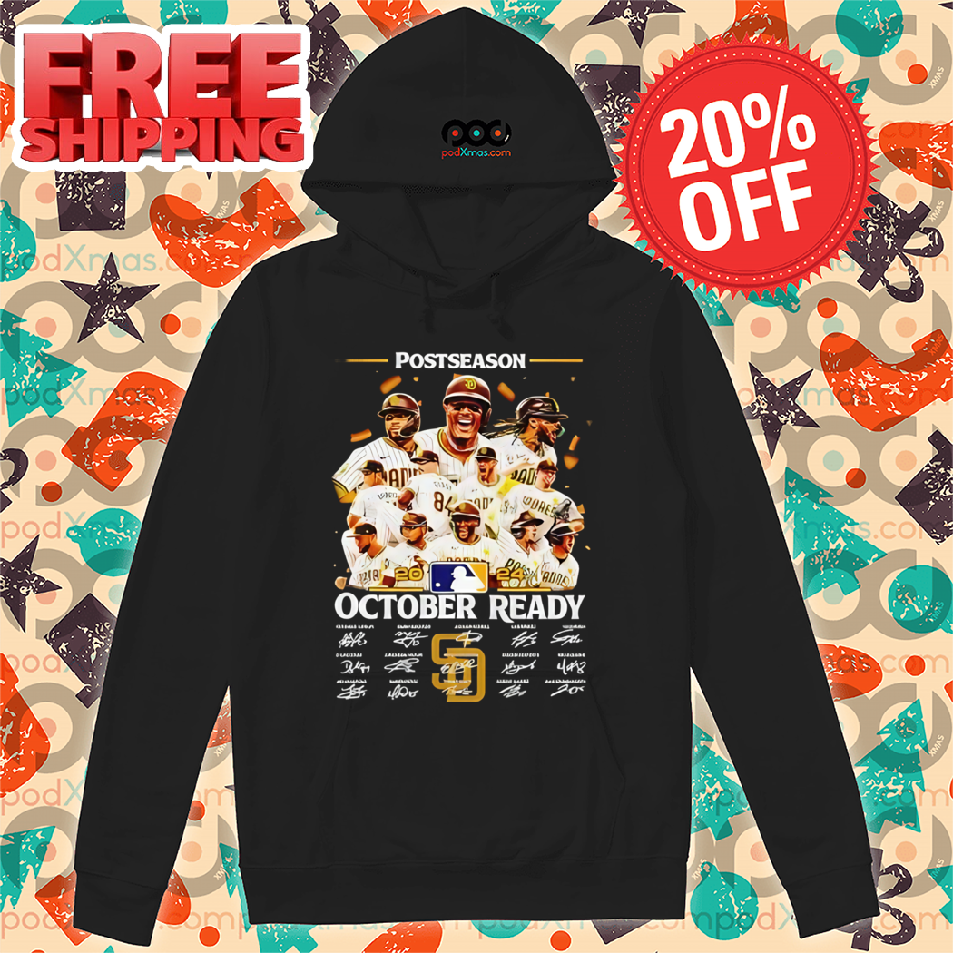 San Diego Padres Postseason October Ready Players Signature 2024 Shirt San Diego Padres Postseason October Ready Players Signature 2024 Shirt