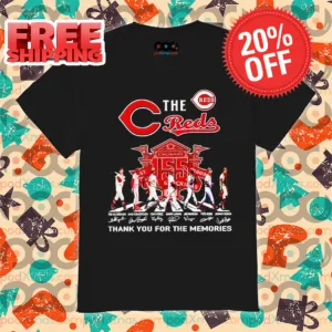 Cincinnati Reds Players Crossing Thank You For The Memories Signature 2024 Shirt
