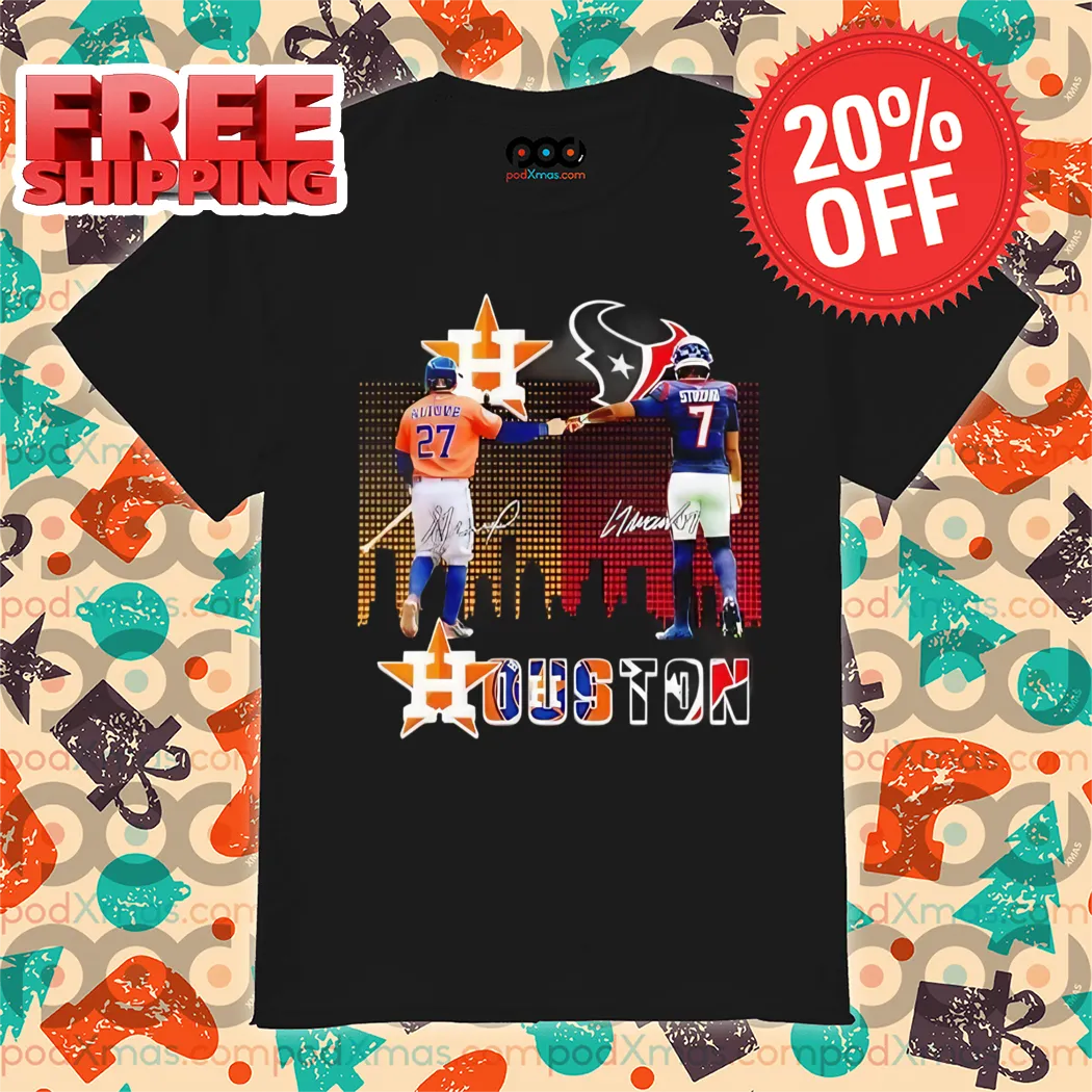Houston City Jose Altuve Fist Bump Stroud Houston Houston Astros Houston Texans Shirt