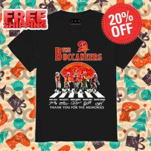 Tampa Bay Buccaneers Players Crossing Thank You For The Memories Signature 2024 Shirt