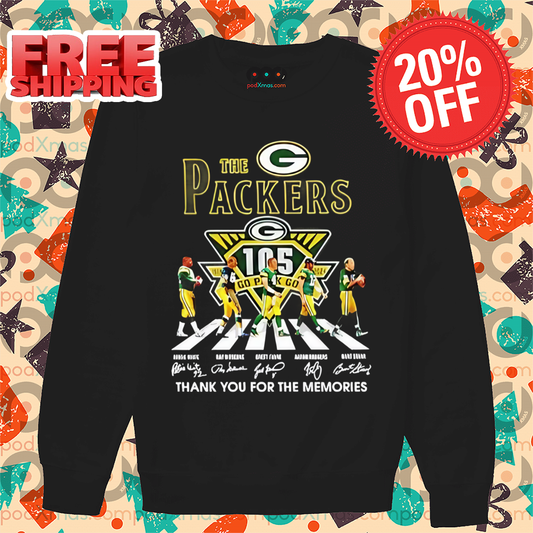 Green Bay Packers Players Crossing Thank You For The Memories Signature 2024 Shirt Green Bay Packers Players Crossing Thank You For The Memories Signature 2024 Shirt