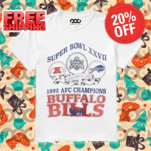 Super Bowl 27 1992 AFC Champions Buffalo Bills 2024 Shirt