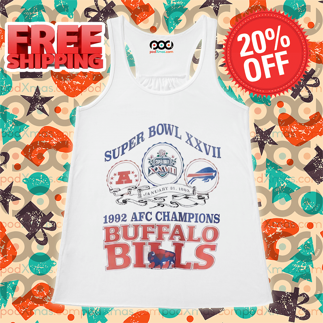 Super Bowl 27 1992 AFC Champions Buffalo Bills 2024 Shirt Super Bowl 27 1992 AFC Champions Buffalo Bills 2024 Shirt