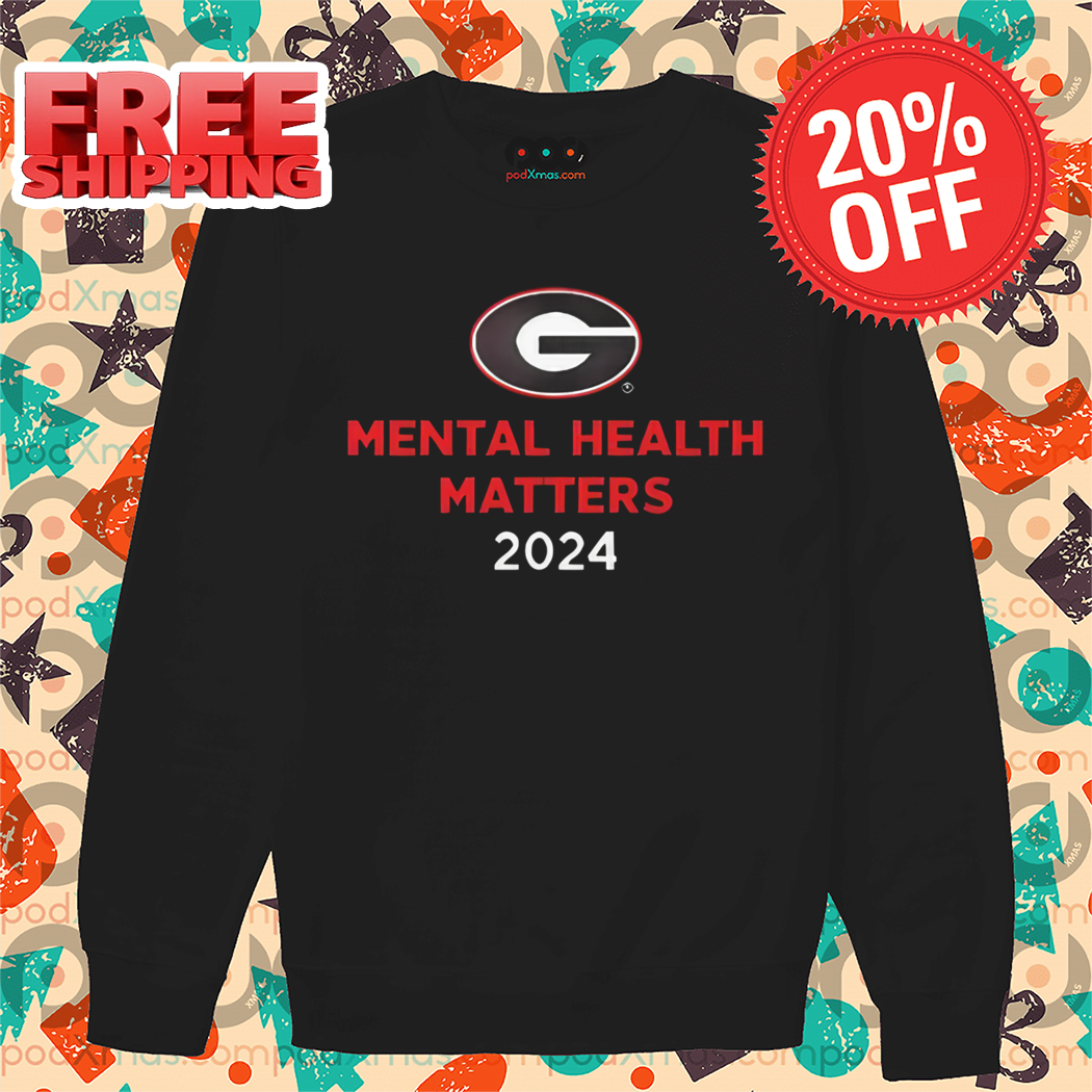 Georgia Bulldogs Mental Health Matters 2024 Shirt