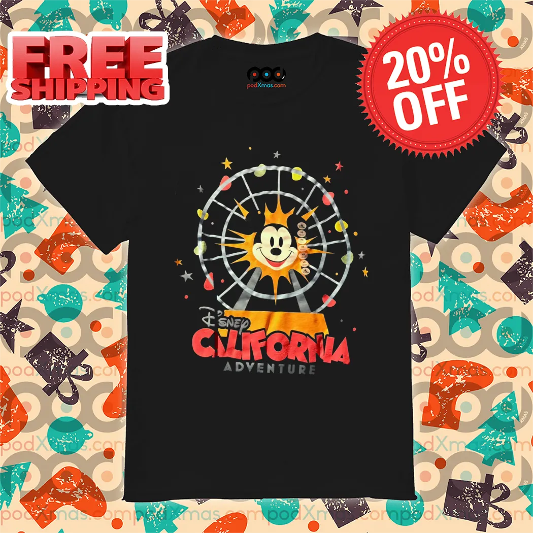 Mickey Mouse Head Disney California Adventuree 2024 Shirt