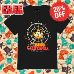 Mickey Mouse Head Disney California Adventuree 2024 Shirt