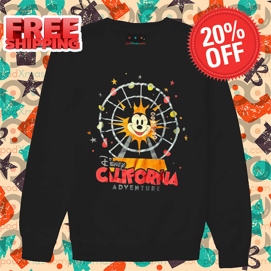 Mickey Mouse Head Disney California Adventuree 2024 Shirt