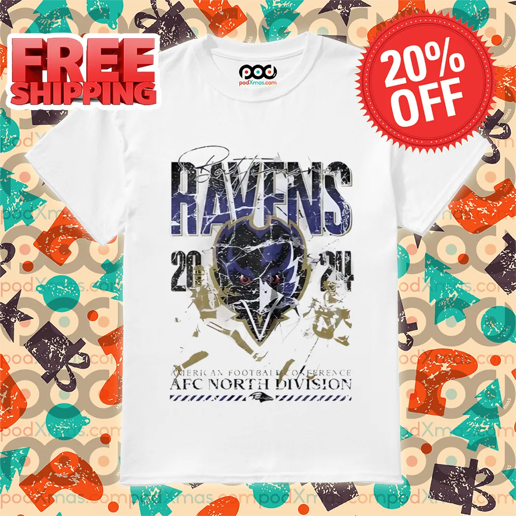 Baltimore Ravens American Football Conference AFC North Division 2024 Shirt