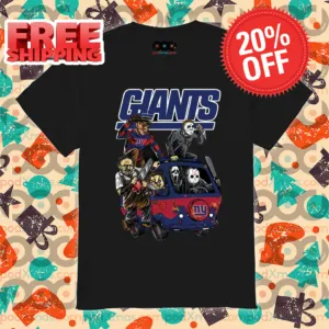 Horror Characters New York Giants Halloween 2024 NFL Shirt