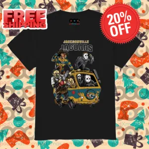 Horror Characters Jacksonville Jaguars Halloween 2024 NFL Shirt