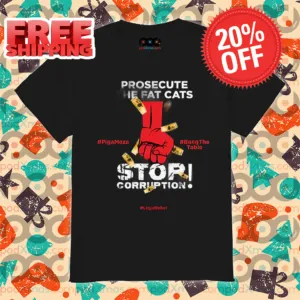 Fist Bump Prosecute The Fat Cats Stop Ccorruption Vintage 2024 Shirt