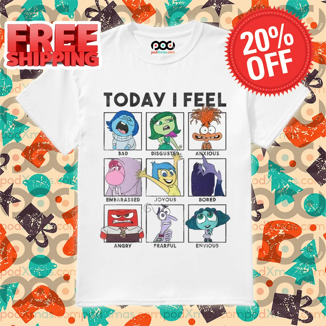 Inside Out 2 Choose Your Emotion Today I Feel 2024 Shirt